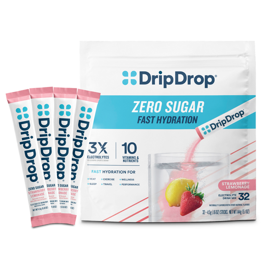 dripdrop-zero-sugar-strawberry-lemonade-electrolyte-powder-8-oz-sticks-32-count-n3 Zero_Strawberry_Lemonade_-_32ct_-_Transparent.png